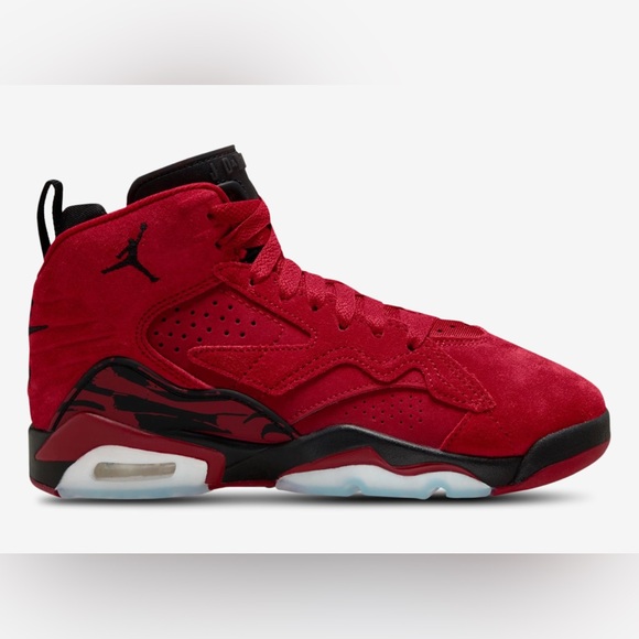Jordan MVP Boys Grade School Red/Black Size 7 New In Box - Picture 1 of 14